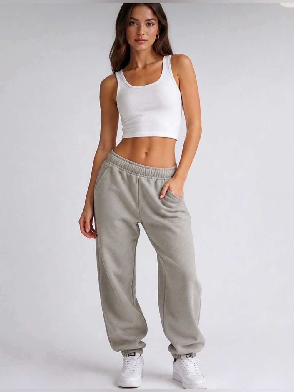PacSun Sweatpants LazyPants Brown Tan Cozy XS Comfy Soft Lounge Neutral Pants